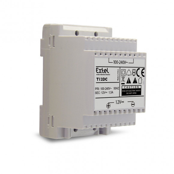 Alimentation modulaire EXTEL T12DC 100-240 V/12 V DC