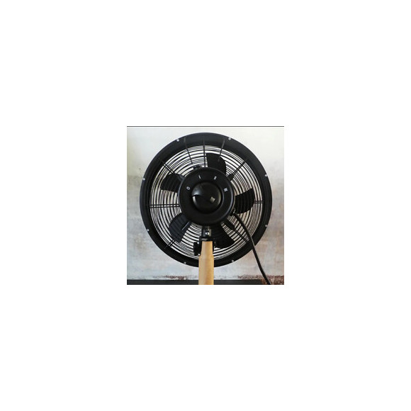 Ventilateur de table Old diamètre 30cm coloris Noir et Nature