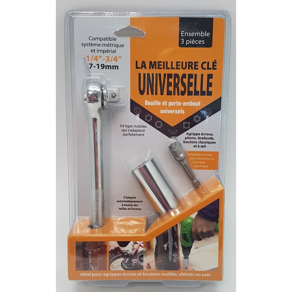 CLE A DOUILLE UNIVERSELLE