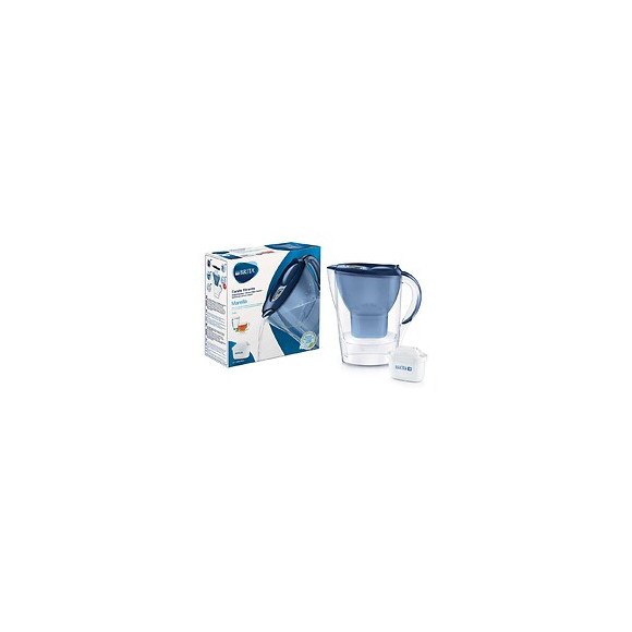 Carafe filtrante Marella bleu + 1 cartouche Maxtra+