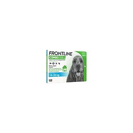 4 pipettes antiparasitaires FRONTLINE COMBO Spot-On chien M 10 à 20kg