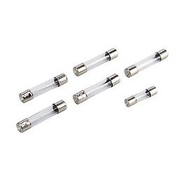 Lot de 5 fusibles en verre
