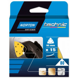 15 patins triangle à poncer 93mm Grain 80