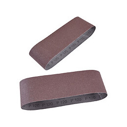 Bande abrasive sans fin 75x533mm grain 120 lot de 2