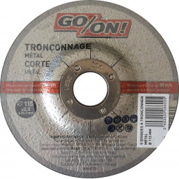 Disques à tronçonner métaux d.115x2.5mm lot de 5