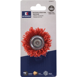 Brosse soucoupe perceuse d.50mm nylon