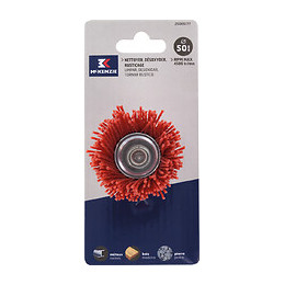 Brosse soucoupe perceuse d.50mm nylon