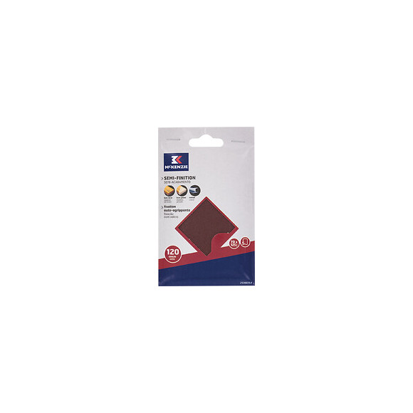 Patin cale 70x125mm grain 120 lot de 5