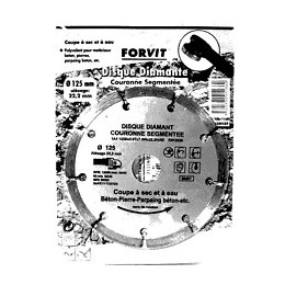 Disque diamant segmente diamètre 125mm