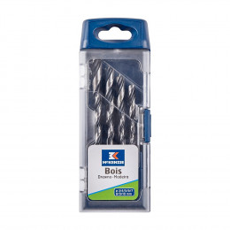 Coffret 8 forets bois 3-10mm