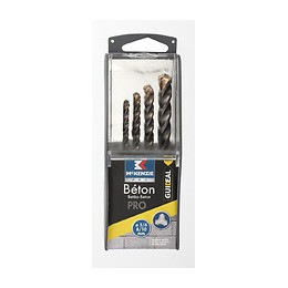 Coffret 4 forets béton spécial huisserie 3T 5-10mm
