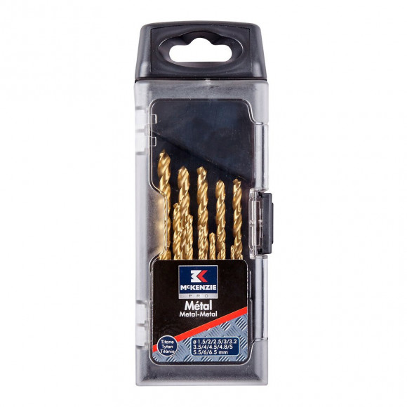 Coffret 13 forets titane 1-6mm