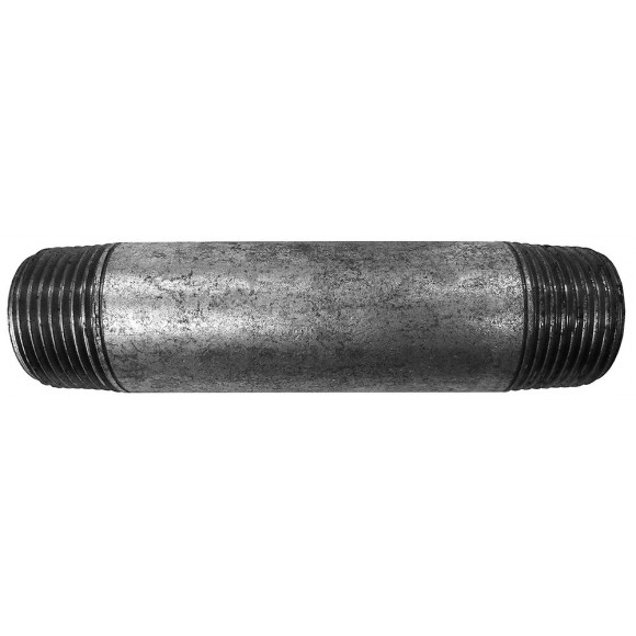 Tuyau en fer galva 200mm 15x21mm