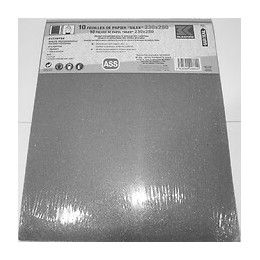 Feuilles abrasives silex assorties 230x280mm