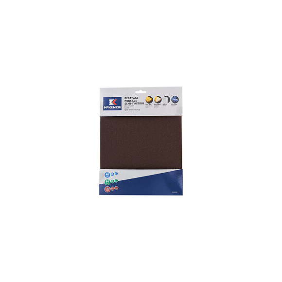 Feuilles abrasives silex assorties 230x280mm