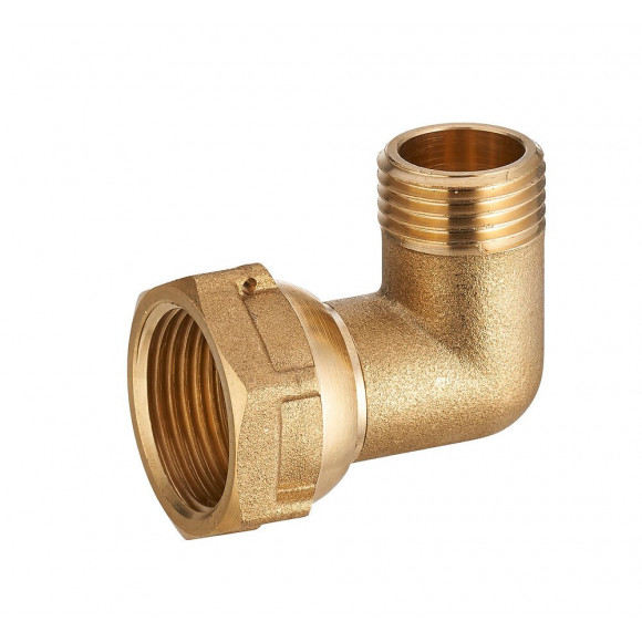 Coude de collecteur écrou libre F20x27 M15x21