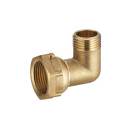 Coude collecteur écrou libre F20x27 M20x27