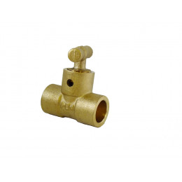 Té purgeur pour tubes diamètre 14mm