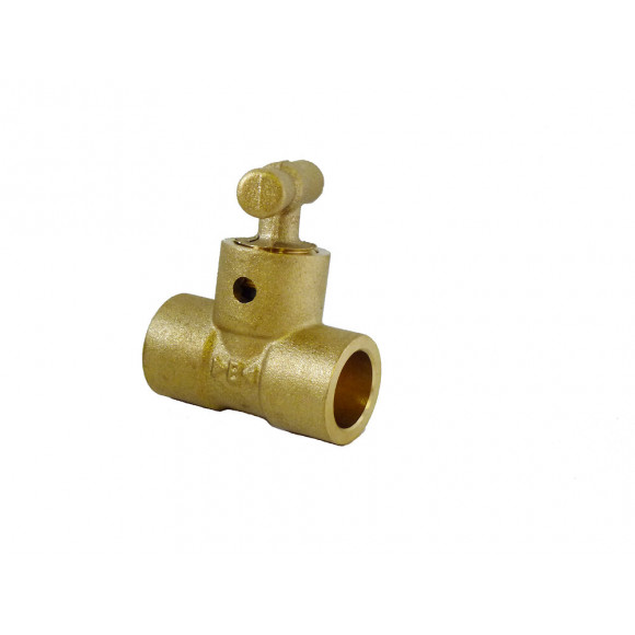 Té purgeur pour tubes diamètre 14mm