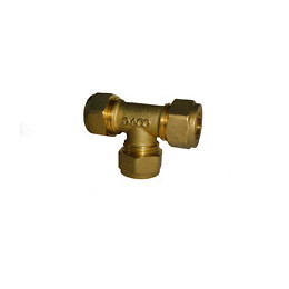 Té avec écrous pour tubes d16mm écrou 15x21mm