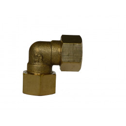 Coude + écrous pour tubes d18mm écrou 20x27mm