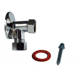 Applique pour tubes d14mm femelle 15x21mm