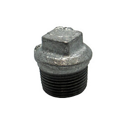 Bouchon tête carrée M G3/4 galva