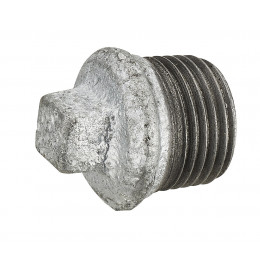 Bouchon tête carrée M G1'' galva