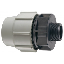 Raccord PLASSON Série 7 Modèle 7020 fileté Mâle PP D.32mm 1''