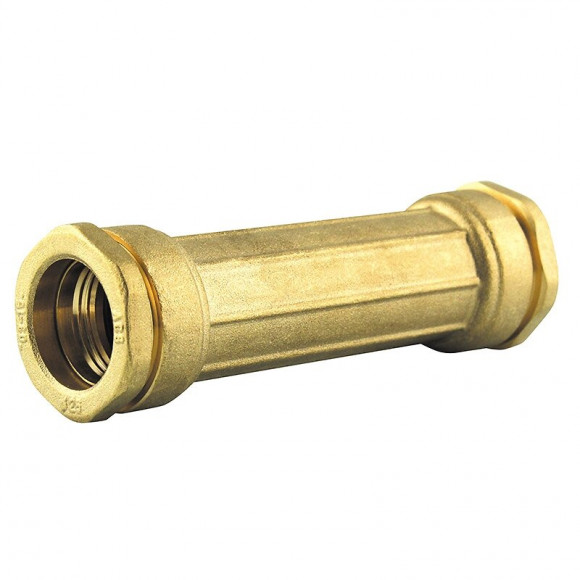 Manchon long égal laiton D.25