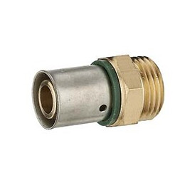 Raccord pour PER à sertir M M20x27 D.16