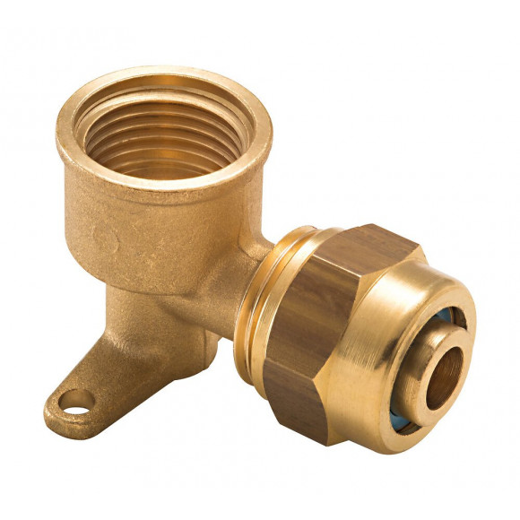 Coude applique pour PER à compression F15x21 D.16