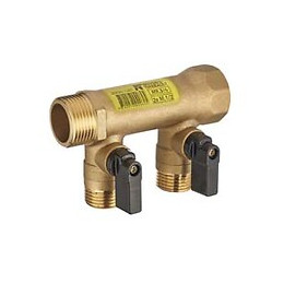 Collecteur MF20x27 monobloc vannes 2 départs