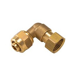 Coude écrou libre pour PER à compression F15x21 D.12