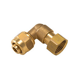 Coude écrou libre pour PER à compression F15x21 D.12