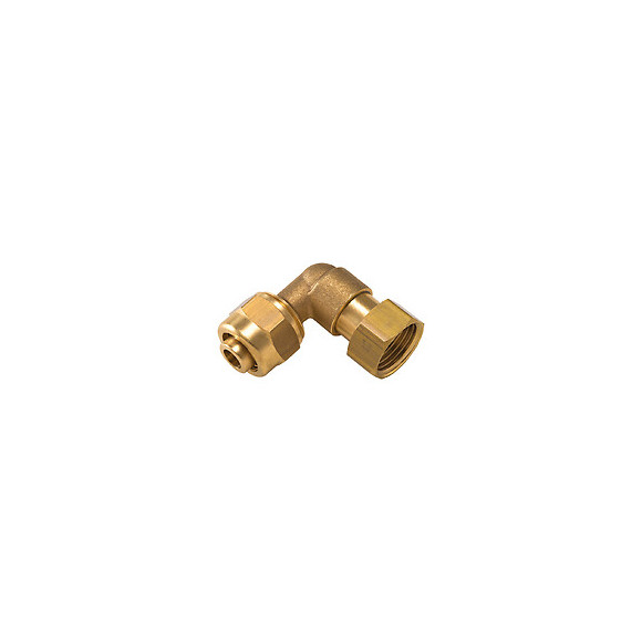 Coude écrou libre pour PER à compression F15x21 D.12