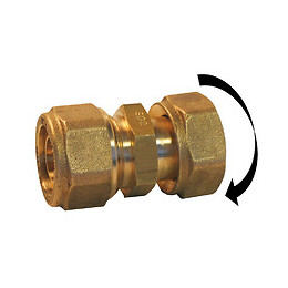 Raccord pour tube PER à compression D.16mm F. 3/4