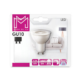 Ampoule LED équivalent 50W GU10 4000K 36 degrés Dimmable