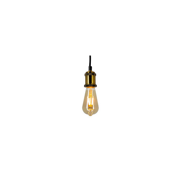 Ampoule filament LED edison verre fumé E27 1800k