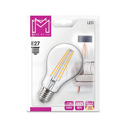 Ampoule LED Verre équivalent 100W Standard E27 2700K Filament