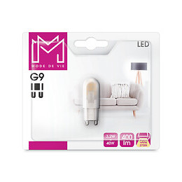 Ampoule LED Capsule équivalent 40W G9 2700K