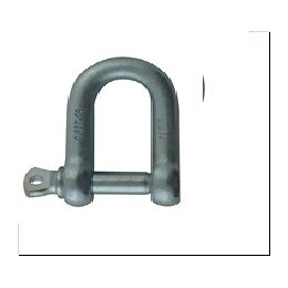 2 manilles droite standard acier zingué D. 10 mm