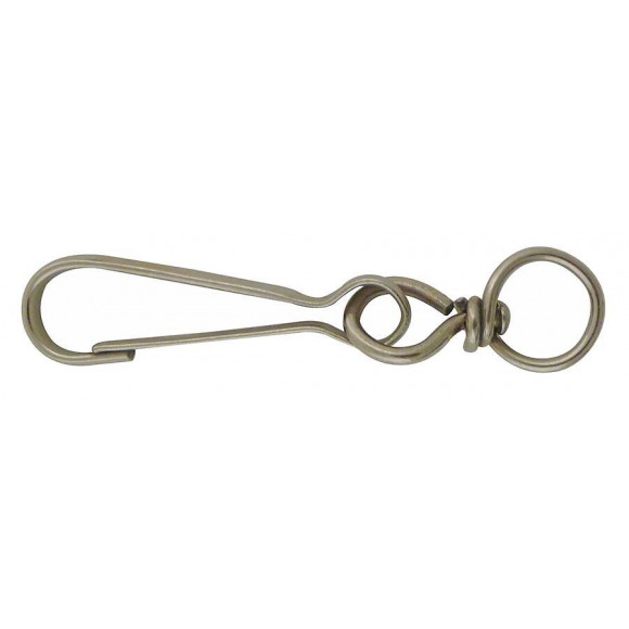 Mousqueton simplex à touret acier zingué x 4