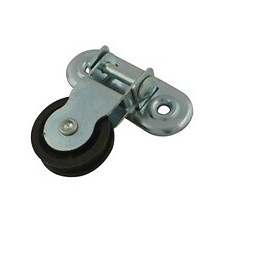 Poulie charnière 1 galet acier galvanisé