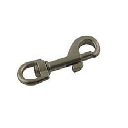 Mousqueton pompe à touret zamak nickelé x 4-L 53