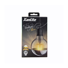 Ampoule LED G95 sylver E27 8W 2600k