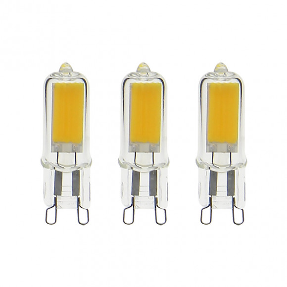Pack 3 ampoules led capsules culot G9 2,6W 2700K