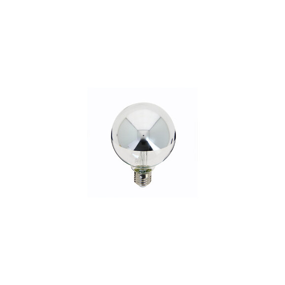 Ampoule LED G95 sylver E27 8W 2600k