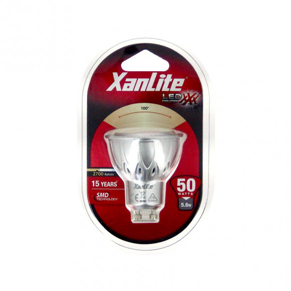 Ampoule led spot culot GU10 5,5W 2700K