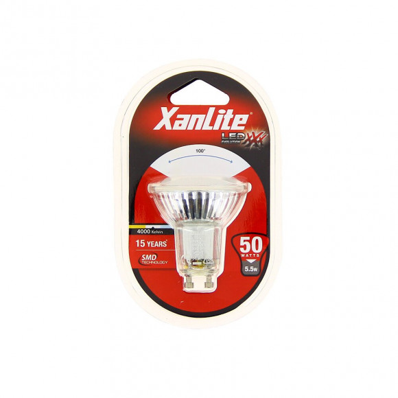 Ampoule led spot culot GU10 5,5W 4000K